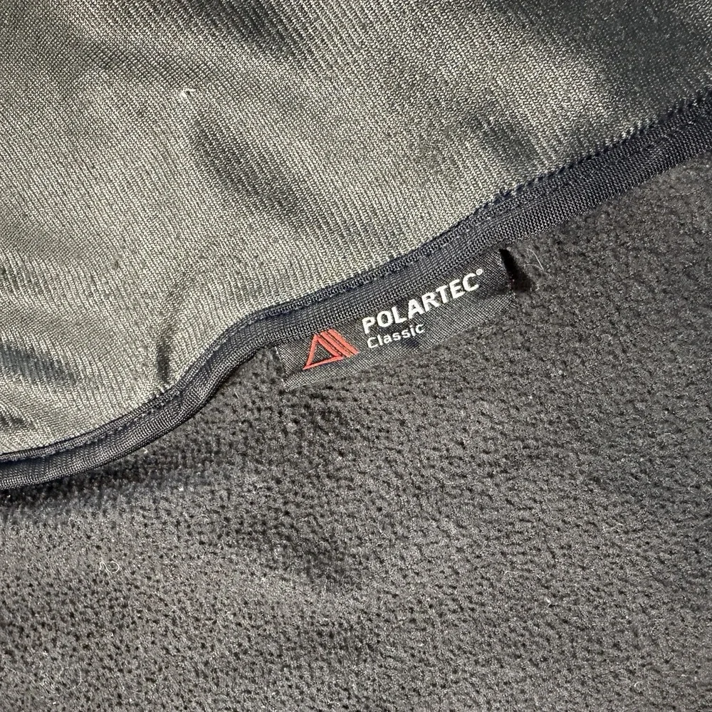 The North Face Cascade Polartec Fleece Jacket Mens L Black Full Zip Outdoor